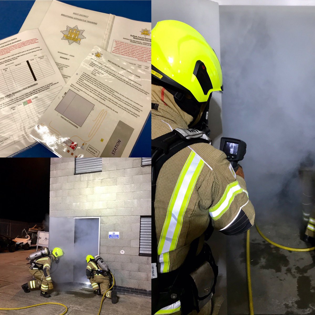 That’s a wrap! First West District BA session held at #Newmarket Fire Station last night. Great standard of #BA displayed by all wearers. A big thank you to the on-call crews for making it a successful start to the quarter. <a href="/SuffolkFire/">Suffolk Fire & Rescue Service</a> <a href="/BristolUniforms/">Bristol Uniforms Ltd</a> #OneTeam #MadeInNewmarket