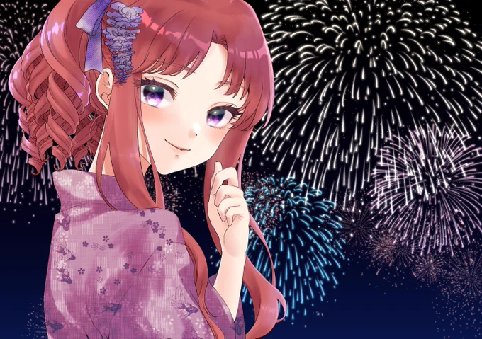 アキノちゃんと花火大会 