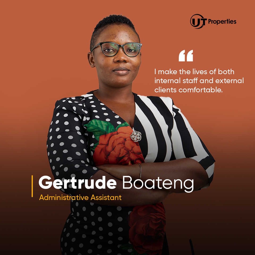 didevelopersgh's tweet photo. Hi, I am Gertrude. I make the lives of both internal staff and external clients comfortable. Communication is one of my strongholds and I do well to ensure everyone is well informed within the company.
#UbuntuHaven #OwnAHome #RealEstate #TeamUTP https://t.co/Jni088Y4hg