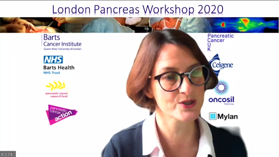 QMBCI's tweet photo. We are now live #2020LPW. Session 1 is focussed on Diagnostics for #PancreaticCancer. Fantastic talks from the first set of speakers - Prof Stephen Pereira, Prof Eithne Costello, Prof Tatjana Crnogorac-Jurcevic & Dr Dayem Ullah. Tune into the Zoom meeting via the website. https://t.co/ODO6CoewEO