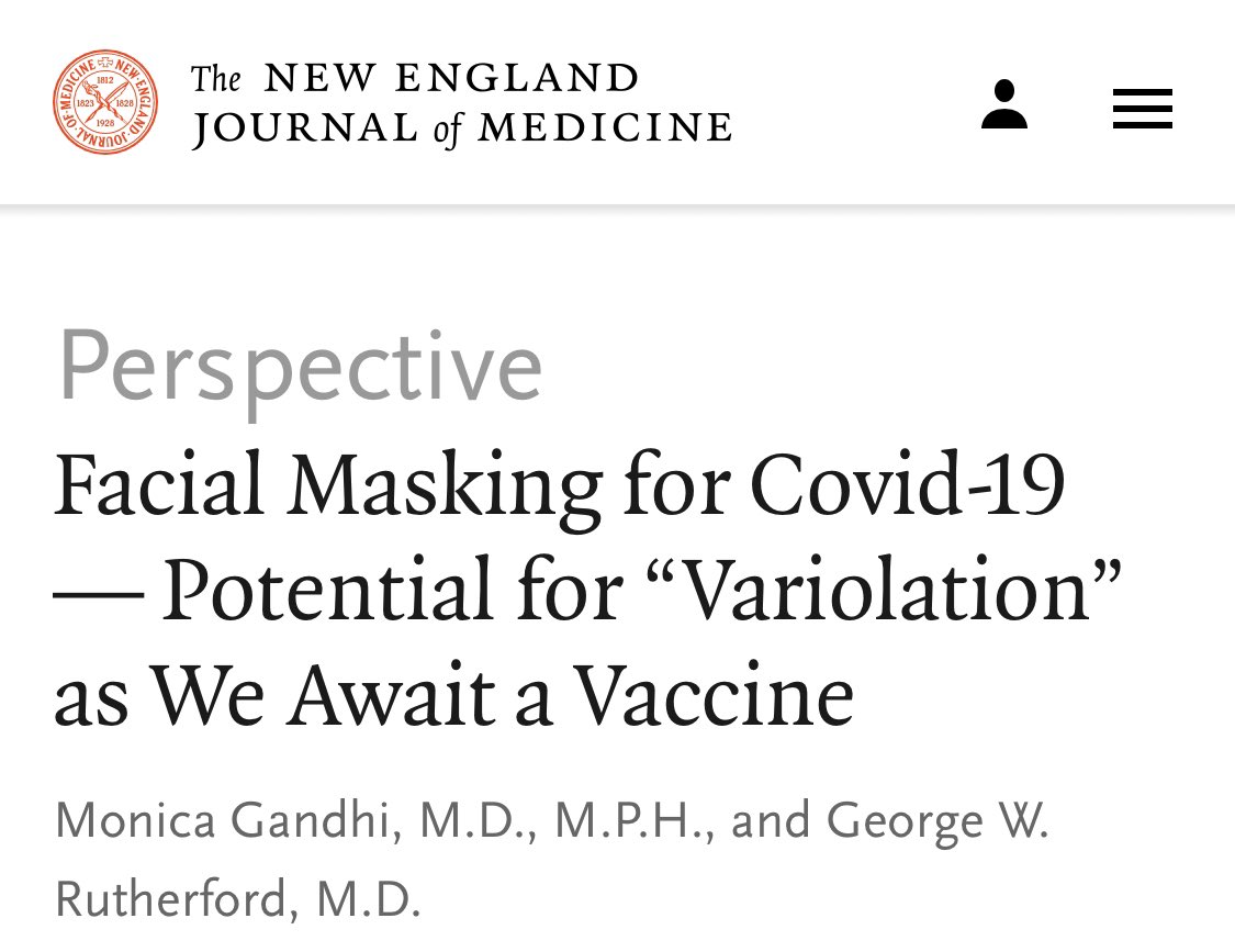 “Maske kullanmak, Covid 19’a kaşı aşı işlevi görebilir. Maske kullanan kişiler, daha düşük viral yüke maruz kalarak, asemptomatik olarak hastalığı geçirip, bağışıklık kazanabilir. Bunu destekleyen gözlemler var. Maske ağır hastalığı ve ölümü azaltıyor”.