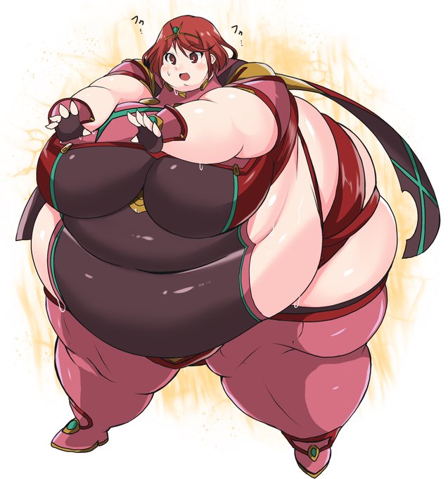 ホムラちゃんでフォロワーさんの絵柄を真似てみた。 