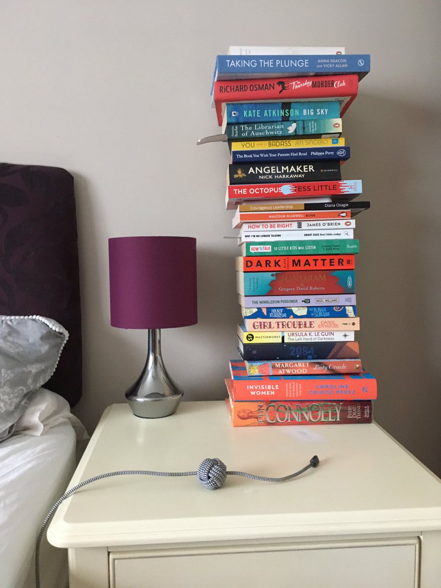 I’ve got a couple of days off. Should probably try and catch up with some reading before I’m crushed in my sleep....