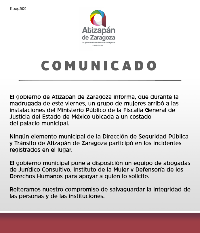 GobAtizapan's tweet photo. 🔴Comunicado importante sobre los hechos ocurridos durante la madrugada de hoy en Atizapán de Zaragoza. https://t.co/8rFNlyF30E