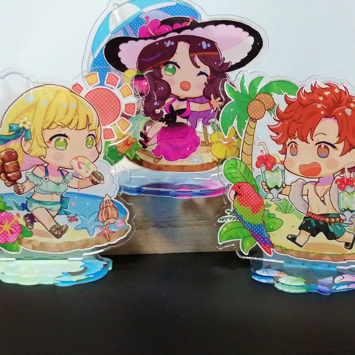 水着ドロテア・シルヴァン・イングリットのアクリルフィギュアを通販してま～す!両面印刷!
カラフルで可愛いよ～!お一人様各2個まで!よろしく!

https://t.co/5QKIa3avO0 