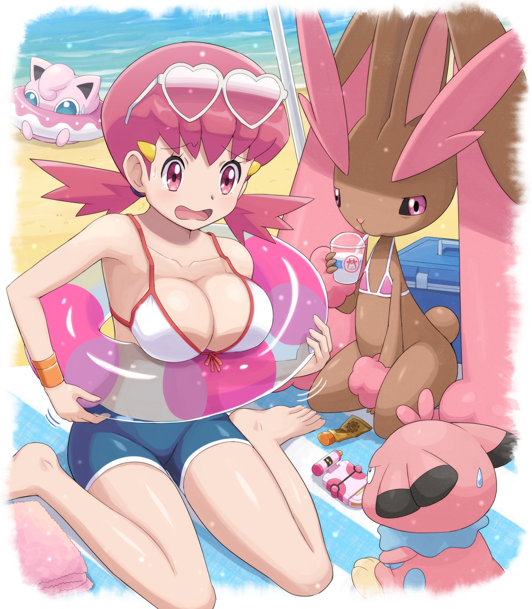 モアタ A Twitter ポケモン水着美女 浮き輪が抜けへん アカネ ミミロップ 水着で接客 キリカ デデンネ モアタ A Twitter ポケモン水着美女 浮き輪が抜けへん アカネ ミミロップ 水着で接客 キリカ デデンネ