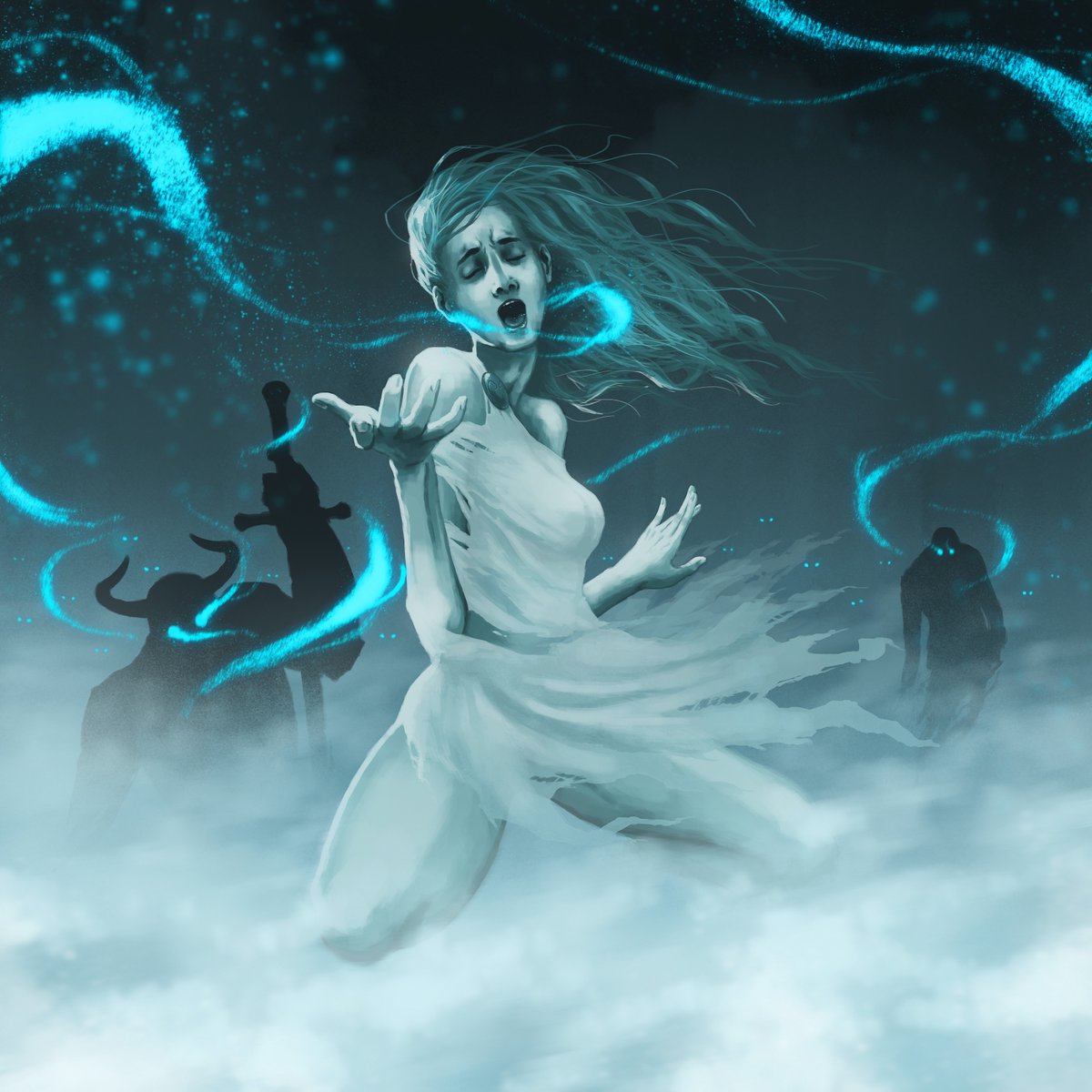 cwillustrator's tweet photo. Side by side comparison from initial concept sketch to finished illustration

#illustration #art #fantasyart #fantasyillustration #siren #sirenssong #chriswoodillustrator #cwillustrator #digitalpainting https://t.co/HzdwjWQ5Wt