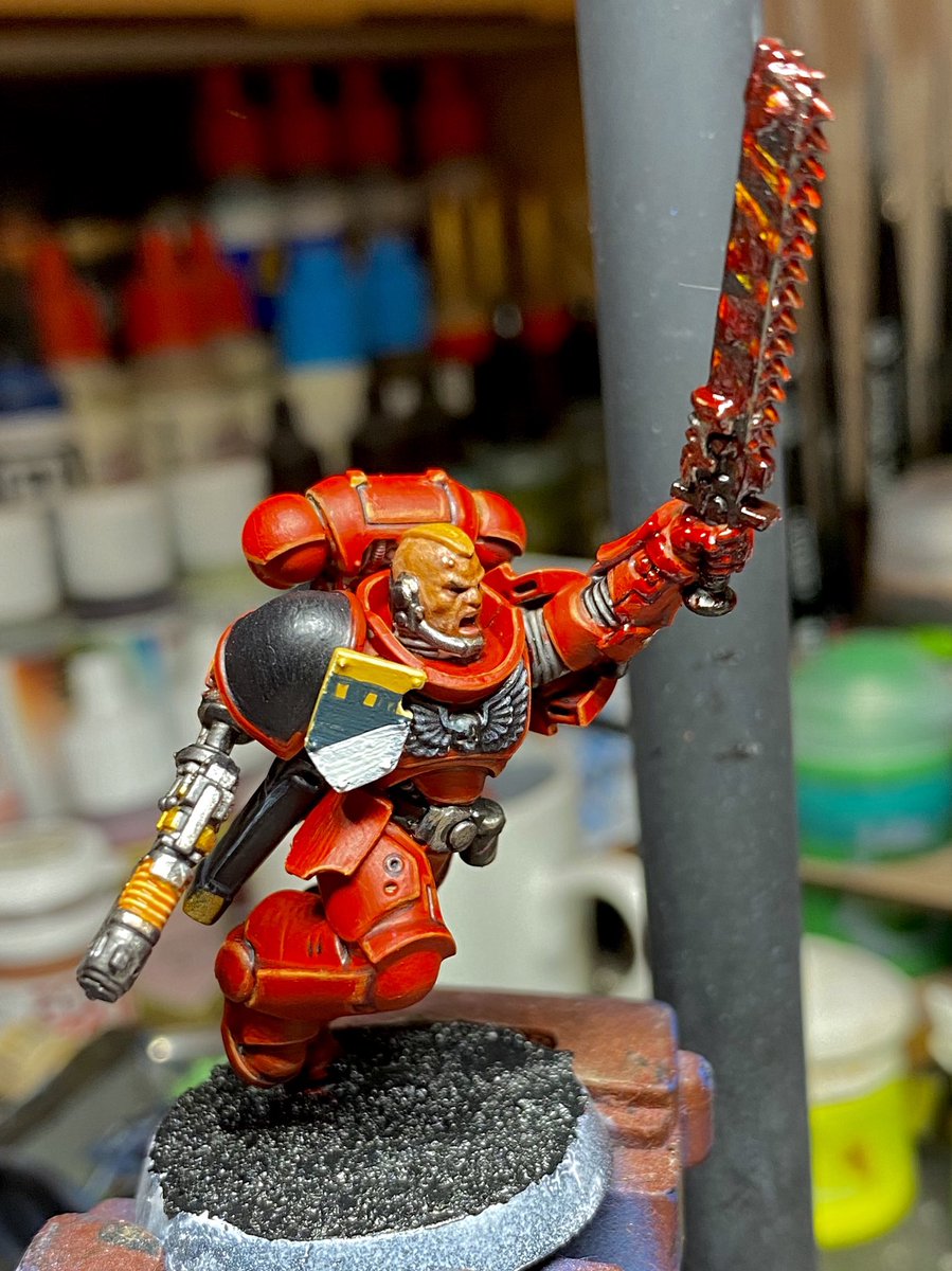 nurfhurder666's tweet photo. #WIP BloodAngels Assault Intercessor.
#40k #WarcomTeam #WarhammerCommunity #BloodAngels #SonsofBaal #Warmongers https://t.co/Y0Xzzq3L0O