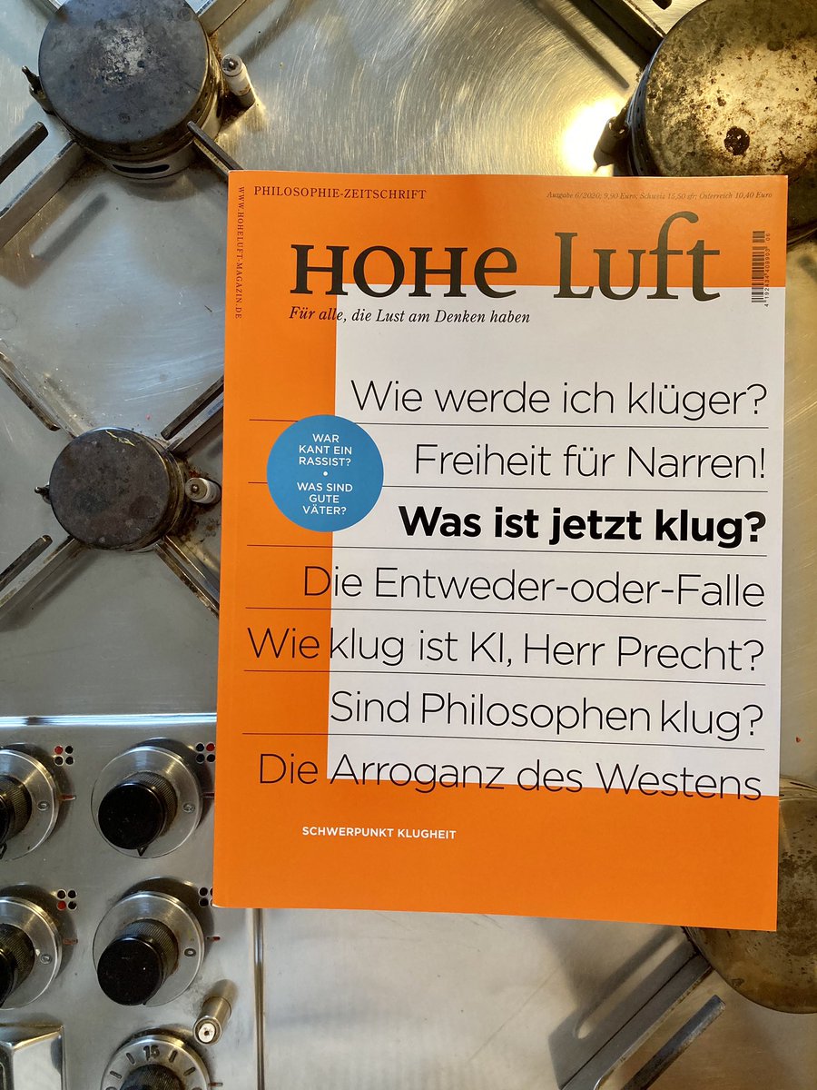 RebekkaReinhard's tweet photo. Was ist jetzt klug? 🧠💜👉🏻
HOHE LUFT 6/ 2020
#klugheit #phronesis 🙏🏻 #aristoteles #thomasbauer #michaelkrüger #richarddavidprecht @HoheLuftMagazin @thvasek @DieVilla4 @jagodamarinic @wolflotter @TimoFrasch @fiedelseb @kuebra https://t.co/ktD2zlnq3u