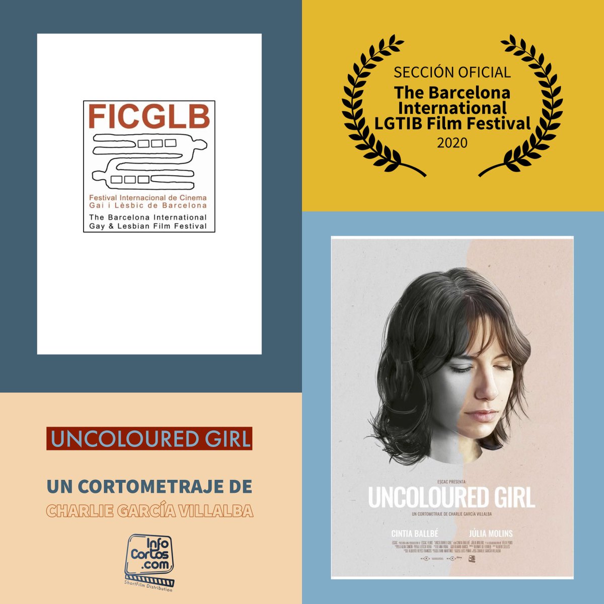 El jueves, 1 de octubre, se proyecta Uncoloured Girl, corto de nuestro catálogo, dirigido por Charlie García Villalba, en la sección oficial del Barcelona International LGTIB Film Festival, dentro del marco del Festival de Cine de Girona 💪🏽💪🏽🔝🔝 <a href="/focaboy/">Charlie G Villalba</a>