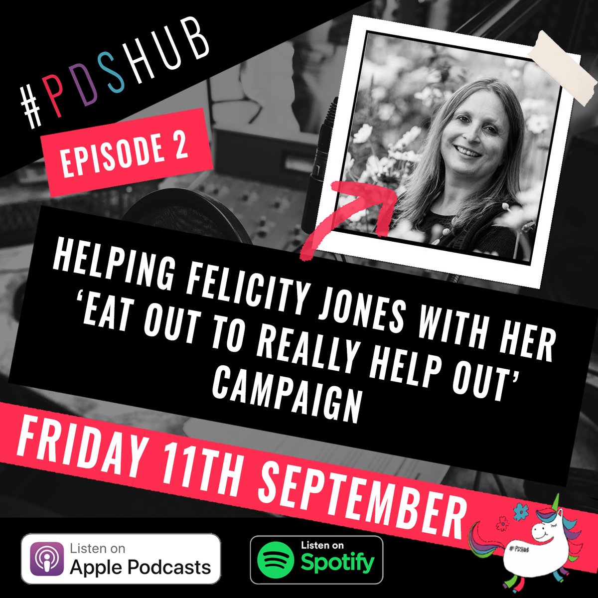 designsbypoppy's tweet photo. Today on our #pdshub podcast, we talk with Felicity Jones from the @eat_really campaign about the campaign she is leading and the work we did for her to help with her logo and branding.

You can listen to us by visiting our website: https://t.co/aSGaEQTrzx  

#pdshub https://t.co/SpQehzjrhs