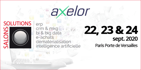 Axelor's tweet photo. Axelor anime un atelier au Salon Solution, sur le thèmes : les tendances de l'ERP de demain : Intelligent, orienté processus et collaboratif. #salonsolution #erp https://t.co/9qSnxGyRWD