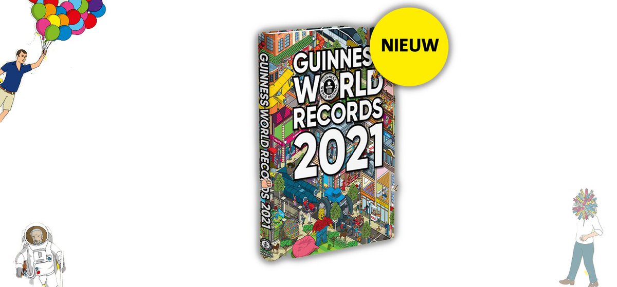 De grootste verzameling records in één boek. Het Guinness World Records 2021 boek komt op 17 september uit. Je kunt hem nu reserveren! 

bit.ly/3k5QybS