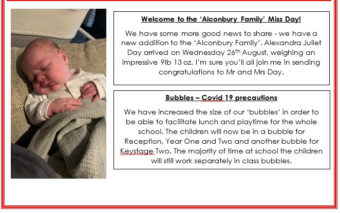AlconburySchool's tweet photo. Our first newsletter for 6 months - enjoy! https://t.co/HLkDccwk5p