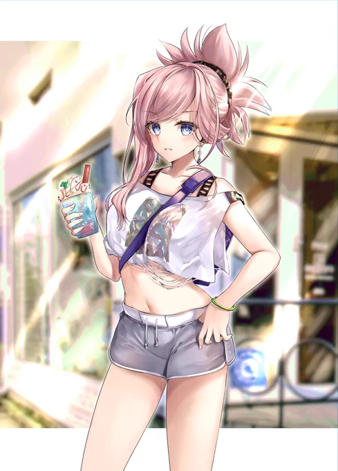私服武蔵ちゃんとショッピング?✨
#FGO #番外特異点 