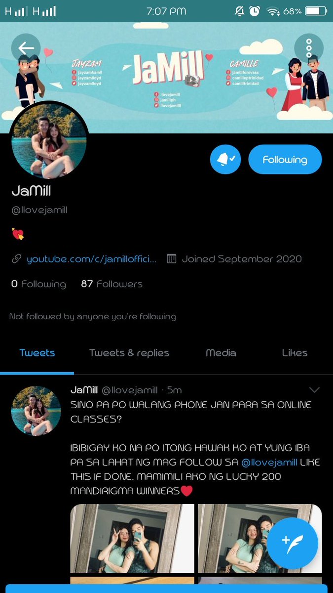 @llovejamill @camiIIetrinidad Done po super hinihiling ko po talaga na mapili nyo nay super laking tulong po neto saken please 💚