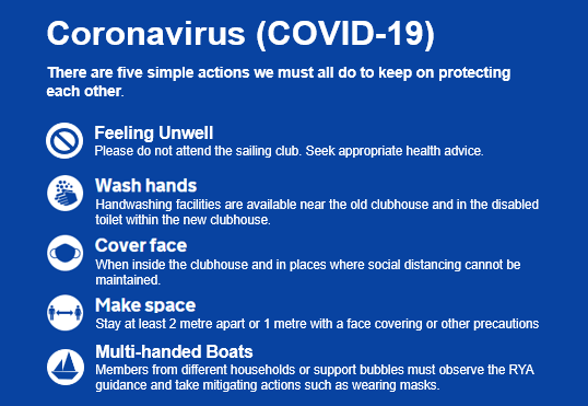 Hello all,
Below you can see the new club rules. Check out our recent covid email for more information. 
Stay safe ⛵