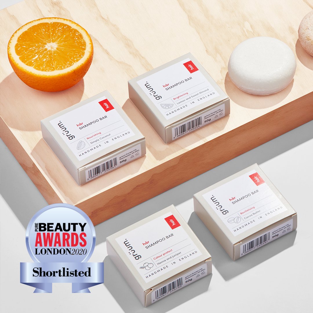 We're so so excited to have had our hår Shampoo Bars nominated in the Pure Beauty Awards for Best New Sustainable Hair Product 🤩

We'd love your support with this (as with everything) - for more info on how to vote head here: bit.ly/3maxrPN
