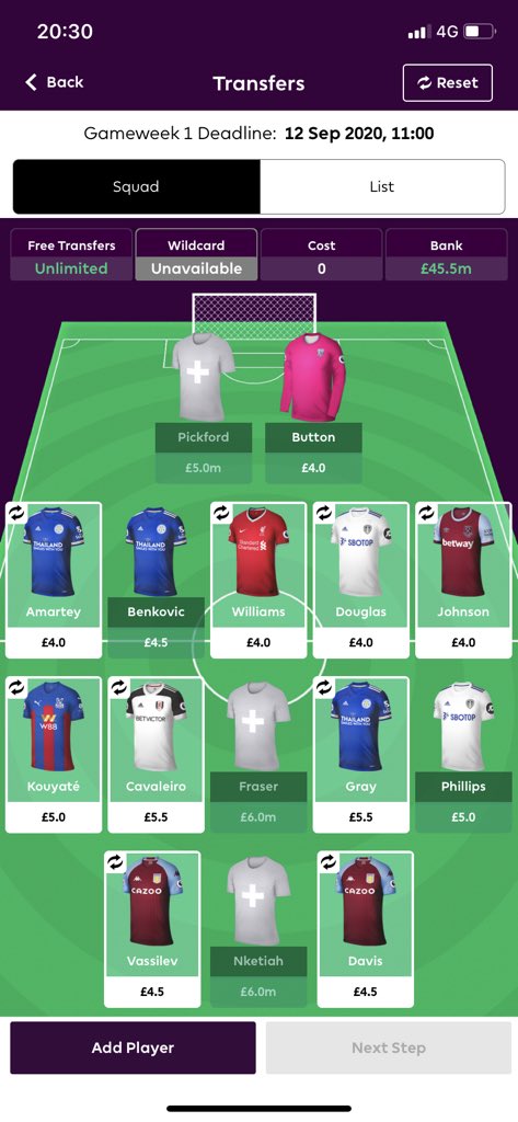 I assume I can start spending elsewhere now that the mid/forward dream of Messi/Bale #FPL combo isn’t going to materialise?