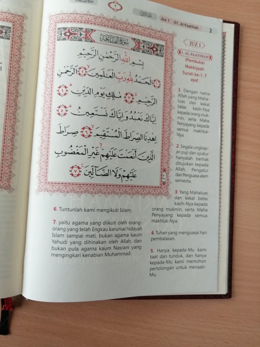 “Guide us towards Islam, that is, the religion followed by those whom You have blessed with the guidance of Islam before their death, not the religion of the Jews who are despised by God, and also not the religion of Christians who reject the prophethood of Muhammad.”