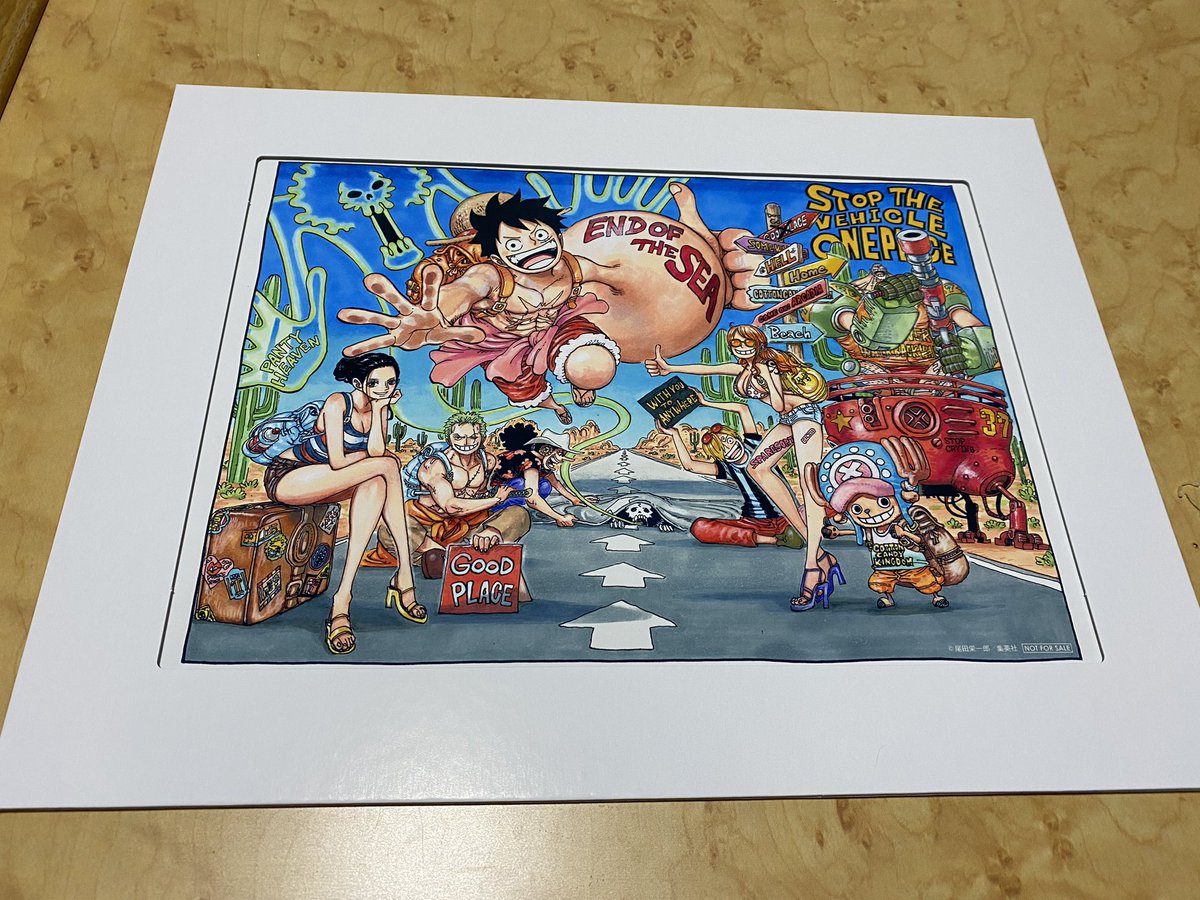 ONE PIECE 応募者全員サービス メタルアートボード Type B 【公式通販】