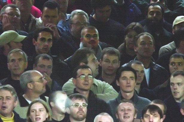 ManUtdSnapshot's tweet photo. Reds in the United away ends over the years. https://t.co/esXmPiVcdu