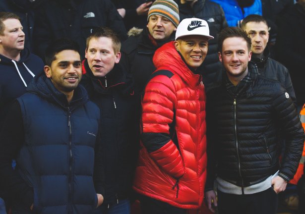 ManUtdSnapshot's tweet photo. Reds in the United away ends over the years. https://t.co/esXmPiVcdu
