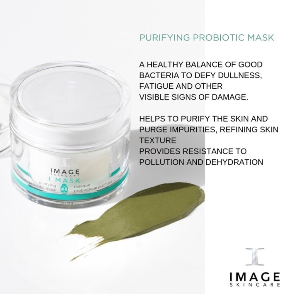 imageskincareIE's tweet photo. If you find your skin has been breaking out more in recent weeks, then our Purifying Probiotic Mask is a great addition into your skincare routine. Purifying green clay &amp; charcoal help to detoxify &amp; clear away impurities leaving the skin clean,smooth and refined.  #imageskincare https://t.co/4qqplhnInh