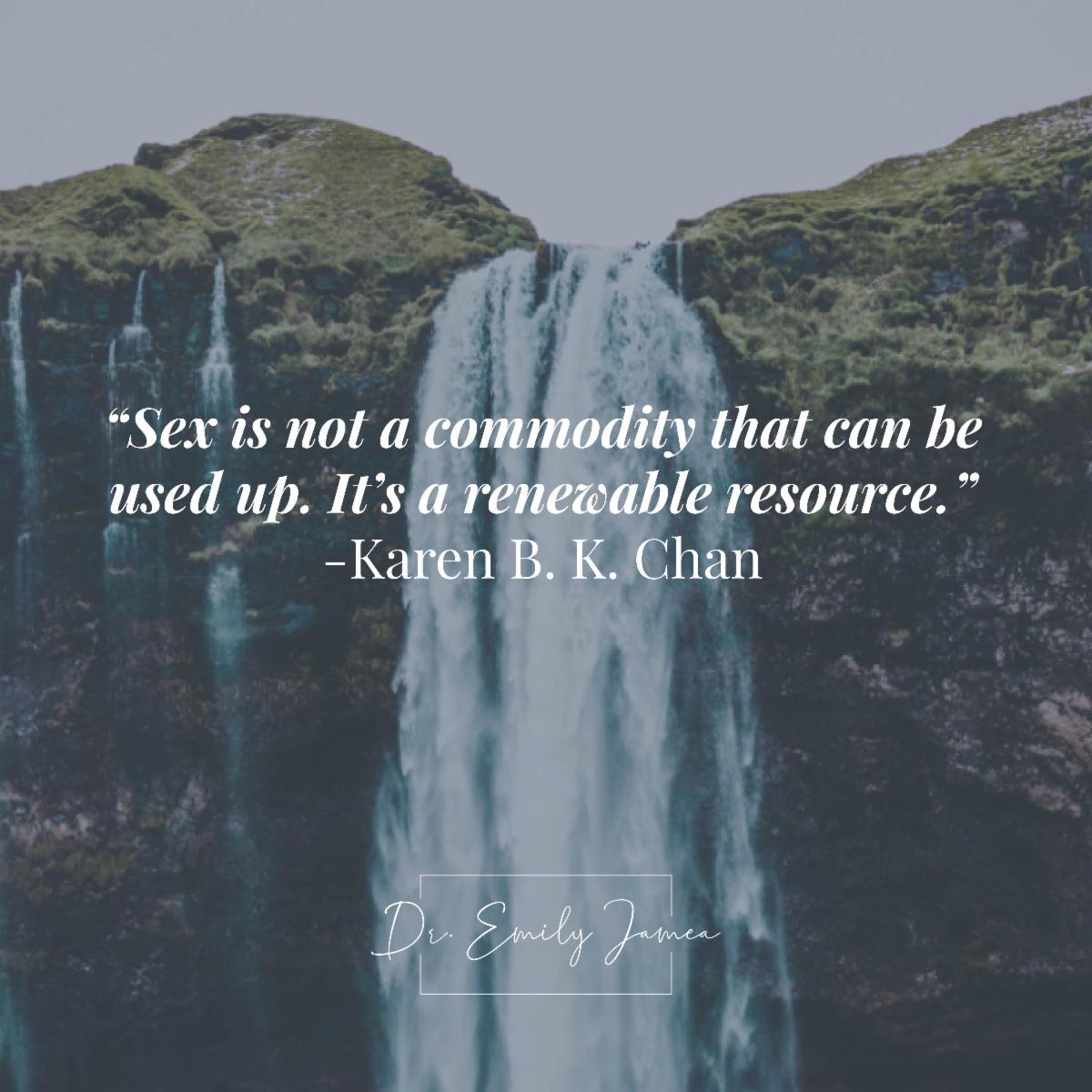 This is one of my favorite lines from @karenbkchan video titled “Sex as a Jam Session.” If you’ve never seen it, GOOGLE IT RIGHT NOW. Such a great 5-minute video on healthy sex.
#healthysex #sexpositive