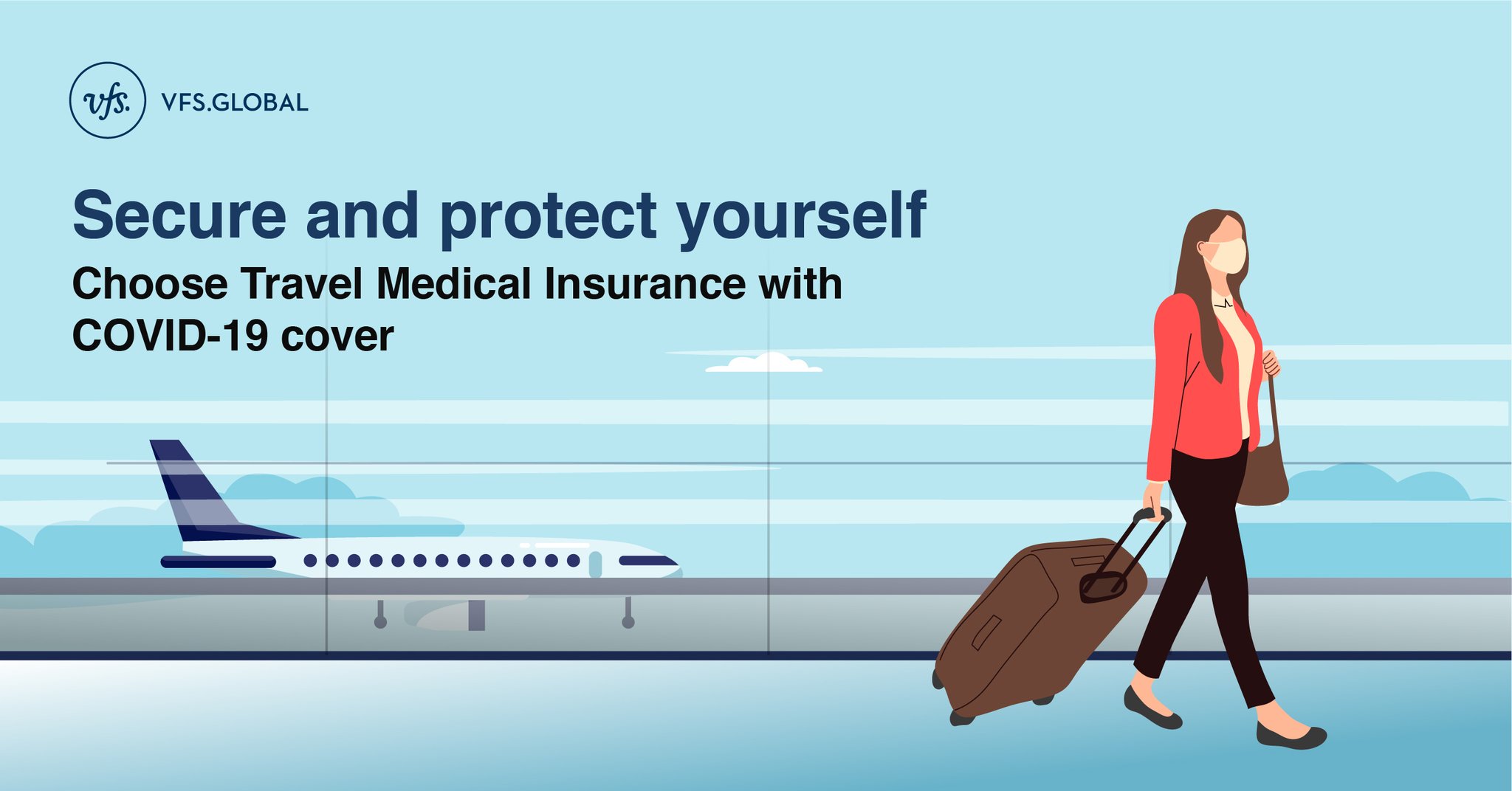 VFS Global on Twitter: "Experience peace of mind on your next international  trip from USA with competitively priced travel medical insurance plans that  offer COVID-19 treatment coverage from reputed global insurers. Get