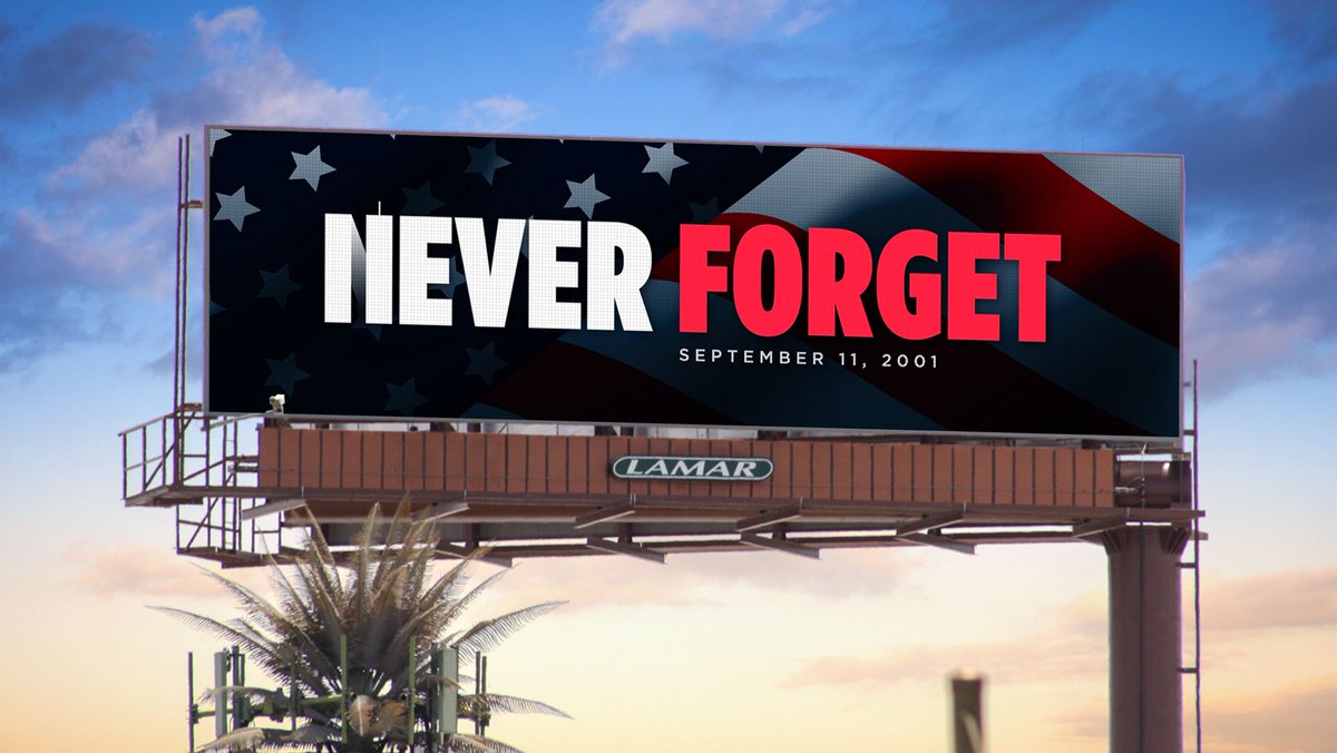 SCBillboardGuy's tweet photo. #911 #NeverForget https://t.co/R45MIPb75v