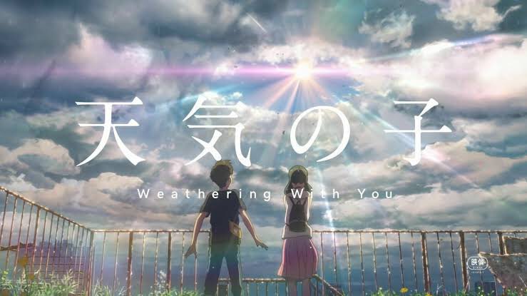 Tenki no Ko/Weathering With You (8.5/10)Tokyo is currently experiencing rain showers that seem to disrupt the usual pace of everyone living there to no end. Amidst this seemingly eternal downpour arrives the runaway high school student Hodaka Morishima.