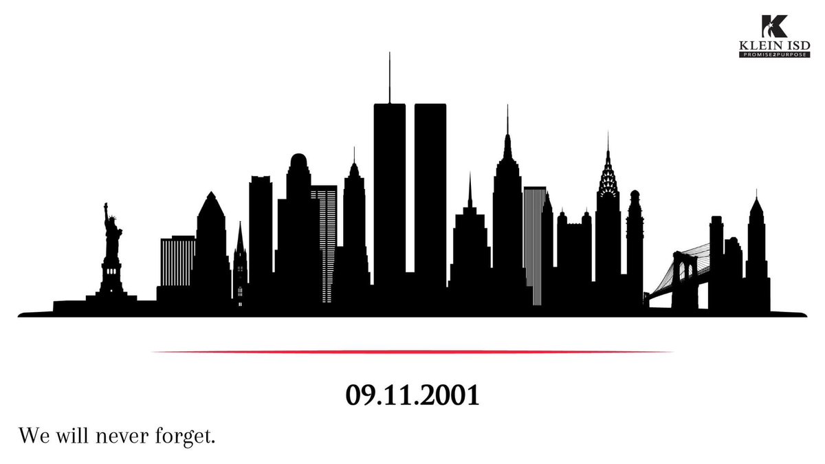 KleinISD's tweet photo. We will never forget the brave men and women who gave &amp; lost their lives. We will never forget how strong we are when we come together.

Take time today to reflect, remember, &amp; cherish those around you.

#KleinFamily #NeverForget https://t.co/z2Ip9SW4Io