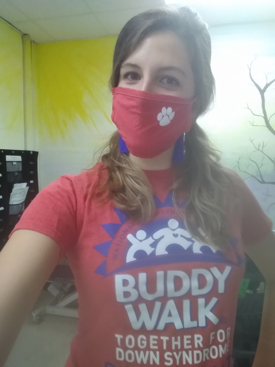 TeachingTigers_'s tweet photo. Showing my support today for the Buddy Walk (held tomorrow, Sept 12) -- celebrating individuals with down syndrome! #buddywalk #buddywalk2020 #ndss https://t.co/TQhVMLJNuG