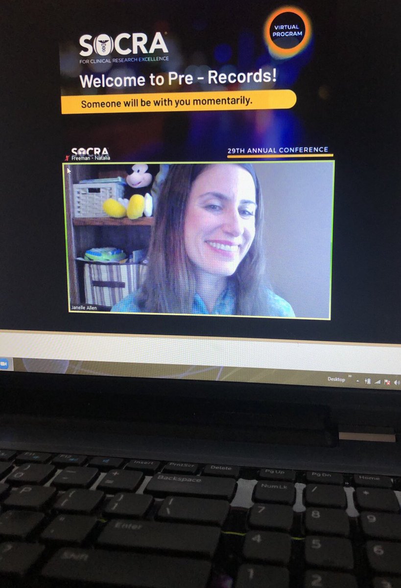 Reminiscing virtual, annual conference recording! Two weeks ago, preparing for the 29th Annual <a href="/SOCRAnow/">SOCRA</a> Conference. Join us in improving #globalhealth through promoting quality #clinicalresearch &amp; welfare of participants through premier #education &amp; #certification opportunities.