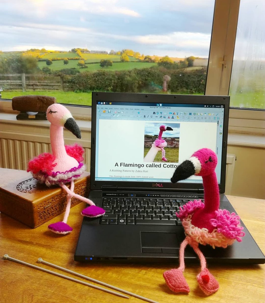 ZaraHart3's tweet photo. https://t.co/CwQvM5t89Z
A knitting pattern flamingo call Cotton Candy now available in my Etsy shop π https://t.co/PCkUK7u7ZU