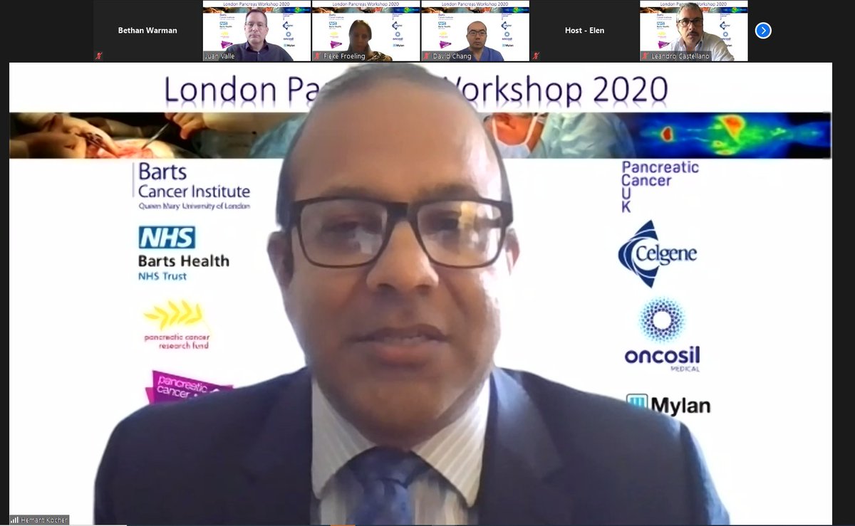 QMBCI's tweet photo. An insightful session about clinical trials for #PancreaticCancer at #2020LPW. Thank you to Dr David Chang, Dr Paul Ross, Dr Fieke Froeling and Prof Hemant Kocher for their presentations https://t.co/k96y8HGnDD