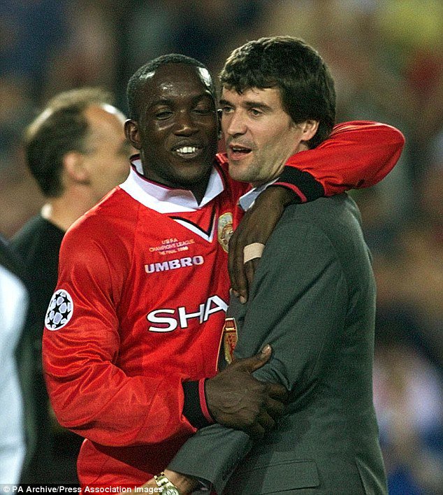 Dwight Yorke and Roy Keane, 1999.