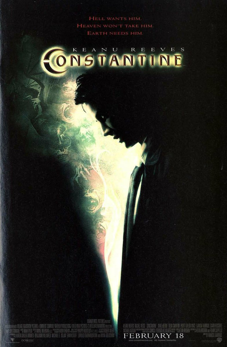 comicbookads's tweet photo. Constantine Ad 2004
HELL WANTS HIM. HEAVEN WON’T TAKE HIM. EARTH NEEDS HIM.

#KeanuReeves #dc #WarnerBros #comicbookads #demonhunter https://t.co/4i46voz6YN
