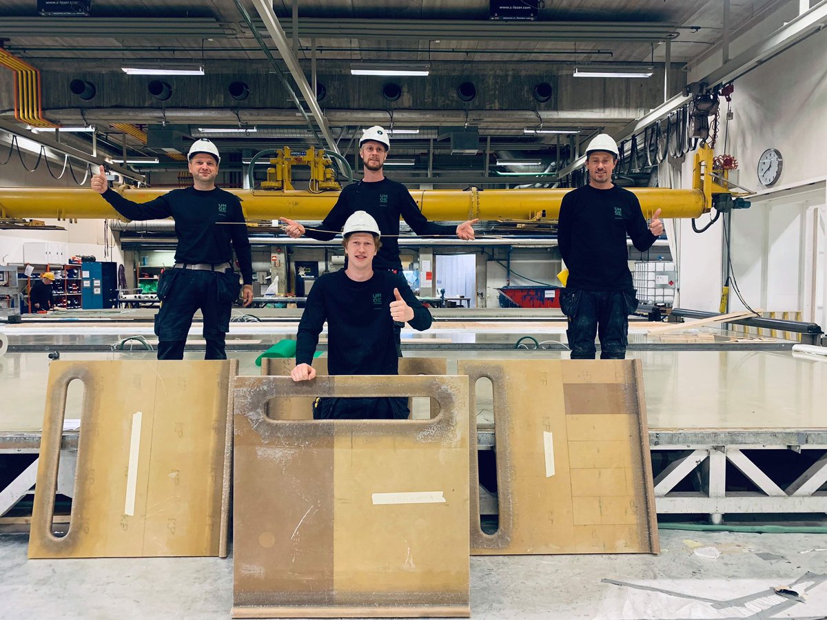 Four of our employees received their certificate of apprenticeship today. Congratulations! #UmoeMandal