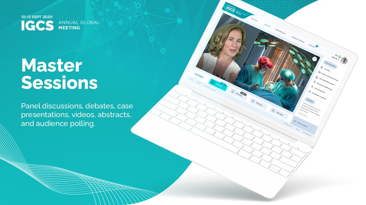 IGCSociety's tweet photo. The #IGCS2020 #MasterSession on Ovarian Cancer starts now on Ch1 with chairs Douglas Levine @levinemd, Robert Coleman @rcoledude, & Nicoletta Colombo https://t.co/vYFWQFGC5A