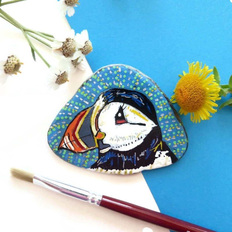 BoostersTbch's tweet photo. This is so cute and a special offer price too - Puffin bird hand painted pebble by @LarrywareEmily https://t.co/gD9LhnaJQm
#tbch #tbchboosters #puffin #paintedpebble https://t.co/sITXfRpIcq