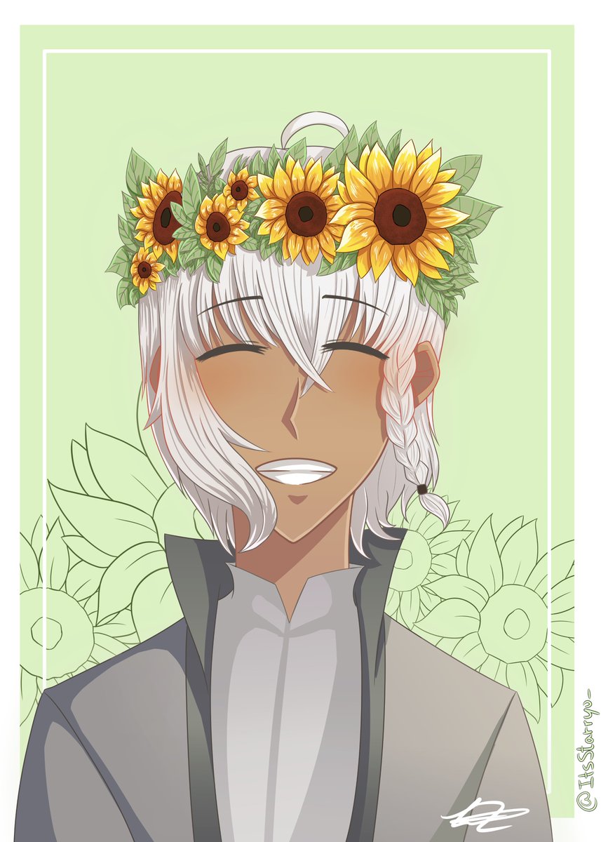 archivedbystar2's tweet photo. This seems like a trend of mine to be late doing birthday art for characters... Happy (belated) birthday #Fritz!
#cinderellaphenomenon #cinphen #dicesuki @dicesukidev #fanart #otome #visualnovel #vn #digitalart #art #artwork #bestboy #softboy #sunflowers https://t.co/GvwXPLQsTe