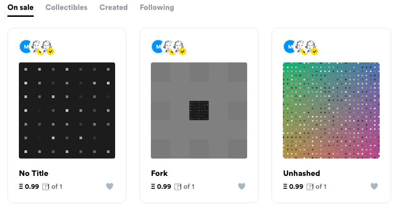 lenara's tweet photo. Refreshingly non-immutable, 3 more #unhashed, #unpredictable tokens are now minted.

Tokens #1, #2 and #3 have already mutated after they entered the wallets of @blackboxdotart @oculardelusion and @zardozclub 

Mutatis Mutandis new tokens:

https://t.co/dVwFwLSOnu

@rariblecom https://t.co/CIPiBPitsr