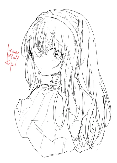 鷺沢さんは髪をぼさぼさにしたい 