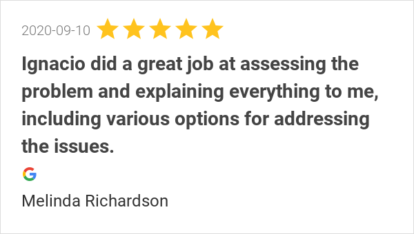 New 5.0-star Review: "I. had a leaky sink and another sink clogged. Ignacio did a great job at assessing the...