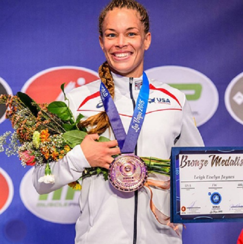 NWHOF's tweet photo. On this date in 2015, @USAWrestling's @LJWRESTLINGINC wins bronze at Women’s World Championships.

READ more -> https://t.co/036krJgcBk

#GirlsWrestle #SportForAll #AnyBODYCanWrestle #thisiswhatawrestlerlookslike #GrowTheSport #HowSheWrestles

@howshewrestles @WrstleLikeAGirl https://t.co/NDKsTj5MCD