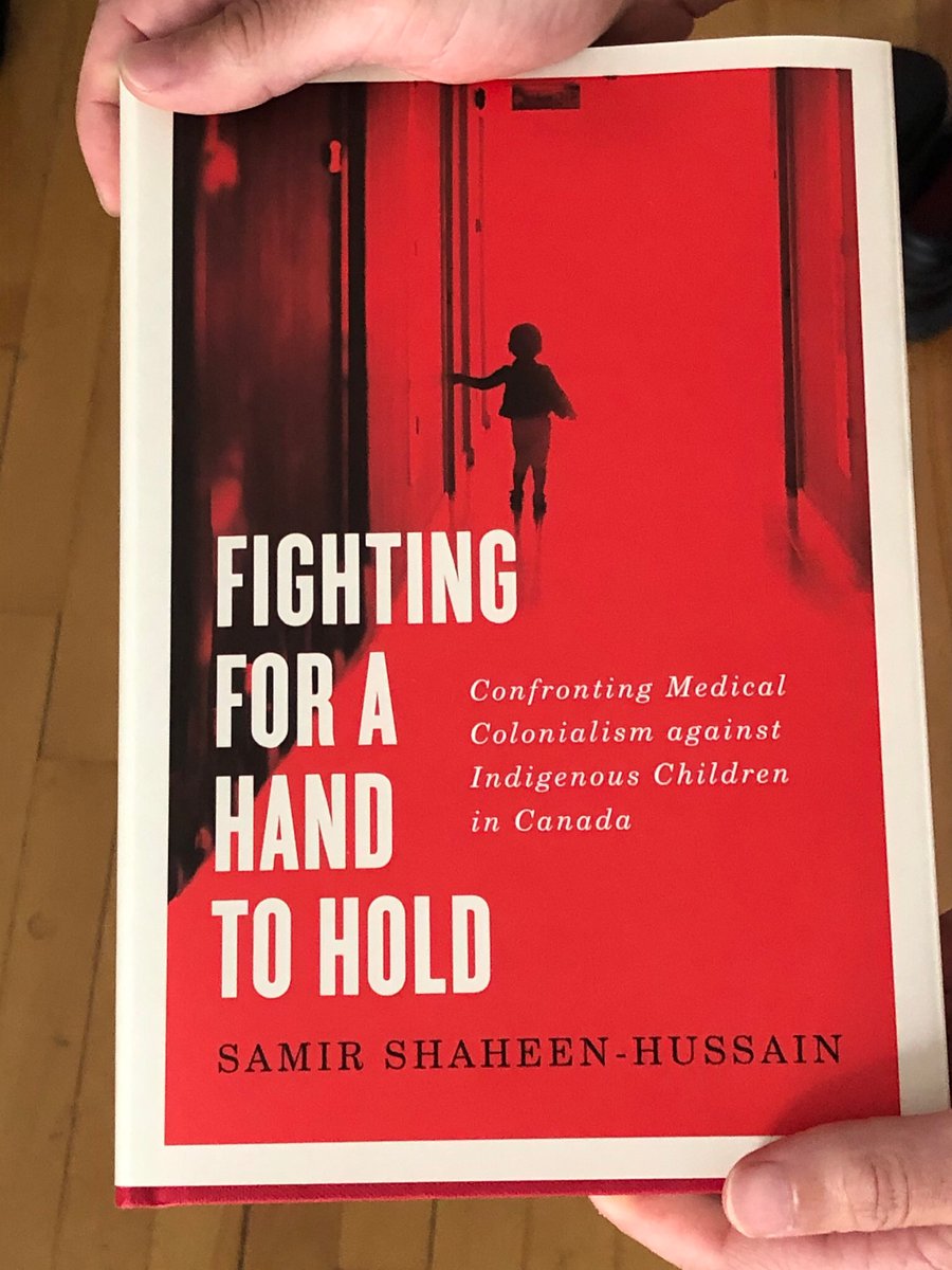 My book, #Fighting4aHand2Hold (@McGillQueensUP), with contributions from @cblackst & @EllenGabriel1, is back from the printers! So, yeah, now the real work to end #MedicalColonialism & #SystemicRacism begins...