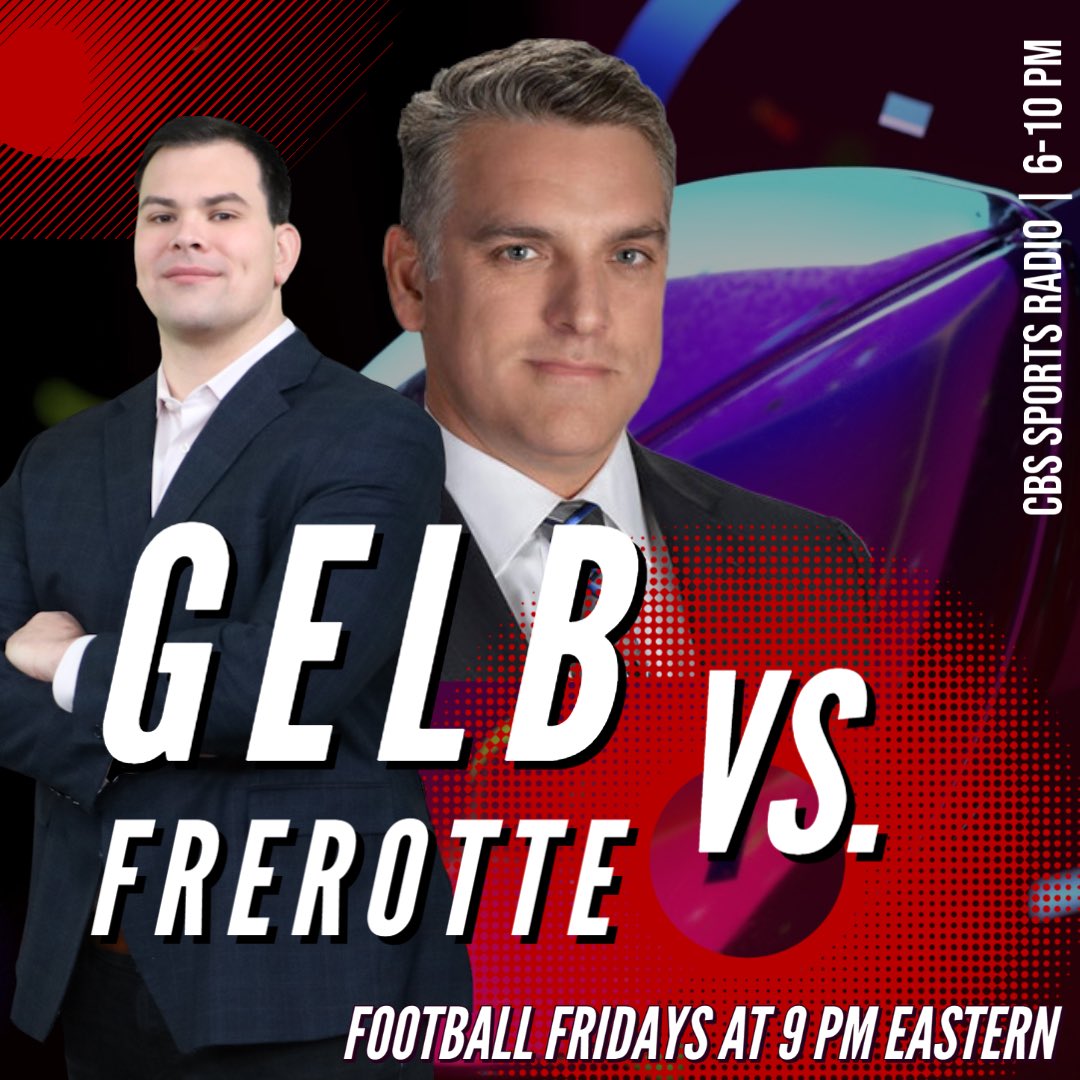 Zach Gelb On Twitter It S Going Down Excited To Welcome 1996 Pro Bowl Qb Gusfrerotte Huddleupwithgus Back To The Zach Gelb Show On Cbssportsradio Every Football Friday For Our Nfl Picks I