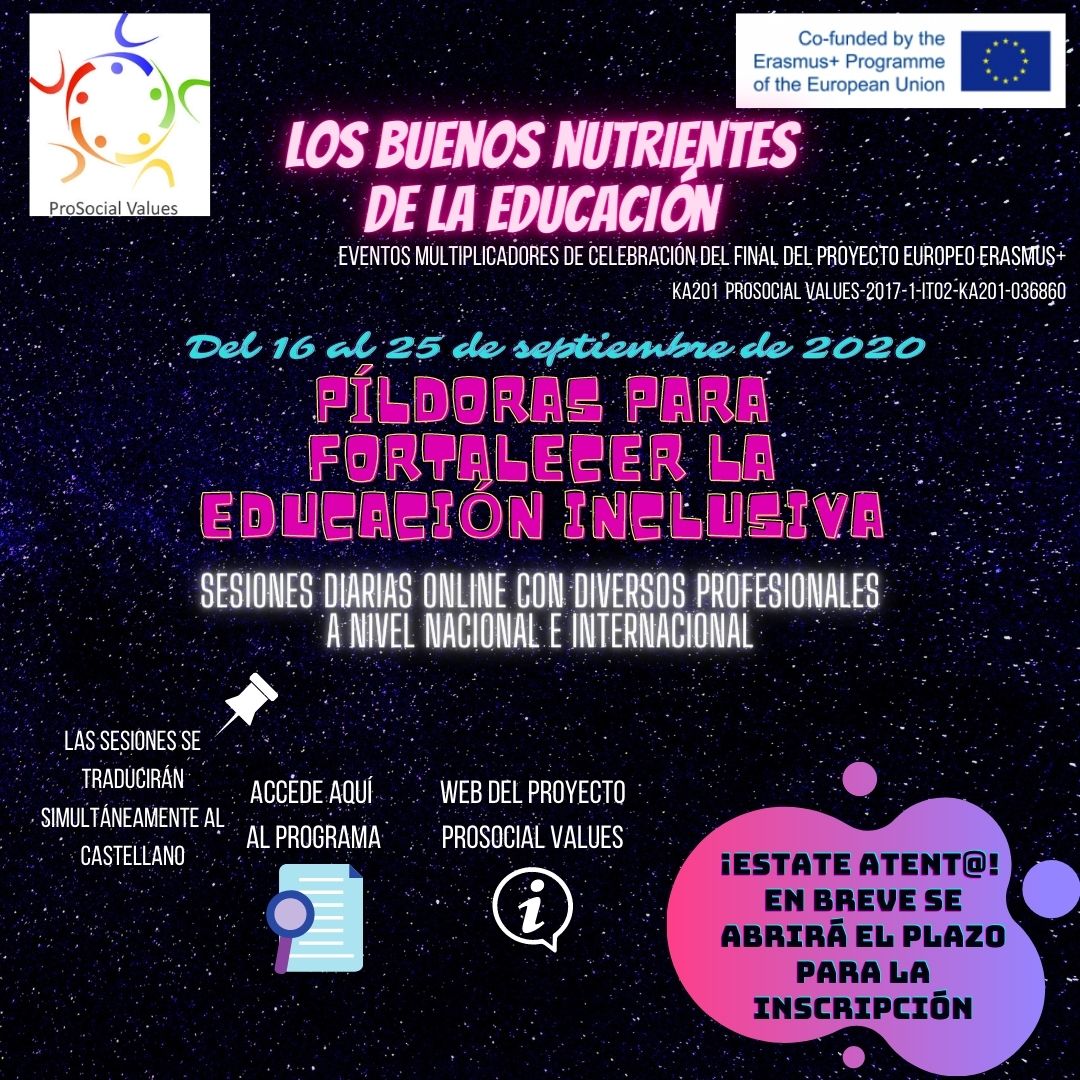 CREECYL (@cree_cyl) on Twitter photo ¡NO TE LO PIERDAS! A partir del próximo miércoles podrás ver online diversas ponencias relacionadas con la educación, los valores prosociales, robótica y mucho más. Estate atent@, en breve os informaremos de cómo inscribiros. Accede a más información en: bit.ly/3hp6B2G ¡NO TE LO PIERDAS! A partir del próximo miércoles podrás ver online diversas ponencias relacionadas con la educación, los valores prosociales, robótica y mucho más. Estate atent@, en breve os informaremos de cómo inscribiros. Accede a más información en: bit.ly/3hp6B2G